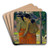 Three Tahitian Women by Paul Gauguin Art Drink Coaster set Three Tahitian Women by Paul Gauguin Art Drink Coaster set