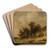 Landscape by Jan van Goyen Art Drink Coaster set