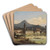 Riva am Gardasee by Johann Wilhelm Jankowski Art Drink Coaster set
