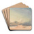 Study near Harlech Castle by Cornelius Varley Art Drink Coaster set