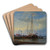 Seascape by Abraham Hulk Art Drink Coaster set