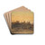 The ruins of thetemple of the sun, Palmyra by Carl Haag Drink Coasters - set of 4