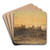 The ruins of thetemple of the sun, Palmyra by Carl Haag Art Drink Coaster set