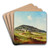Blick auf Aremberg by Friedrich Zeller Art Drink Coaster set