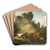 Landscape with Figures and Animals by Philip James de Loutherbourg Art Drink Coaster set Landscape with Figures and Animals by Philip James de Loutherbourg Art Drink Coaster set