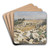 A Motif from the Syracuse Vicinity by Hans Wilt Art Drink Coaster set