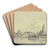 View of the port Zwolle by Cornelis Pronk Art Drink Coaster set View of the port Zwolle by Cornelis Pronk Art Drink Coaster set