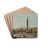 The Piazza San Marco, Venice, looking east by Francesco Guardi Drink Coasters - set of 4