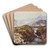 Scene near Bettws-y-coed by Henry Clarence Whaite Art Drink Coaster set Scene near Bettws-y-coed by Henry Clarence Whaite Art Drink Coaster set