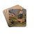 Children Playing on a Meadow by Ernst Stckelberg Drink Coasters - set of 4