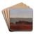 Salt Meadow in October by John Frederick Kensett Art Drink Coaster set