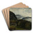Landscape at ylo in Mist by Gerhard Munthe Art Drink Coaster set
