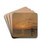Solnedgang, Hvaler by Amaldus Nielsen Drink Coasters - set of 4