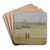 The Seashore by James Abbott McNeill Whistler Art Drink Coaster set