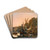 A Ferry On The Nile by Alberto Pasini Drink Coasters - set of 4 A Ferry On The Nile by Alberto Pasini Drink Coasters - set of 4