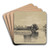 The Red House on the Lake near Norwich Oct. 7th, 1841 by Miles Edmund Cotman Art Drink Coaster set The Red House on the Lake near Norwich Oct. 7th, 1841 by Miles Edmund Cotman Art Drink Coaster set