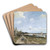 Along The Trekvliet Near The Geestbrug, Voorburg by Johan Hendrik Weissenbruch Art Drink Coaster set Along The Trekvliet Near The Geestbrug, Voorburg by Johan Hendrik Weissenbruch Art Drink Coaster set