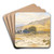 Wadi Tayibeh, Eygpt by Edward Lear Art Drink Coaster set Wadi Tayibeh, Eygpt by Edward Lear Art Drink Coaster set