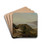 View from Pimonte by Johan Christian Dahl Drink Coasters - set of 4