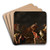 Die Bekehrung des Paulus by Cornelis van Poelenburg Art Drink Coaster set