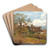 An old Worcester farm, an October day after rain by Benjamin Williams Leader Art Drink Coaster set An old Worcester farm, an October day after rain by Benjamin Williams Leader Art Drink Coaster set