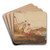 Badende vrouwen in een landschap by Dirck van der Lisse Art Drink Coaster set Badende vrouwen in een landschap by Dirck van der Lisse Art Drink Coaster set