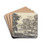 Waldlandschaft mit einem Gterwagen by Nicolas Joseph Vergnaux Drink Coasters - set of 4