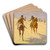 The Parley by Frederic Remington Art Drink Coaster set