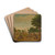 Village Fight by Jacques Callot Drink Coasters - set of 4
