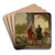 Washington and Lafayette at Mount Vernon, 1784 (The Home of Washington after the War) by Thomas Prichard Rossiter Art Drink Coaster set Washington and Lafayette at Mount Vernon, 1784 (The Home of Washington after the War) by Thomas Prichard Rossiter Art Drink Coaster set