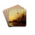 Coucher de soleil by Flix Ziem Drink Coasters - set of 4
