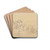 le d'Ischia by Jacques-Raymond Brascassat Drink Coasters - set of 4