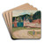 Road in front of the farm by Tadeusz Makowski Art Drink Coaster set Road in front of the farm by Tadeusz Makowski Art Drink Coaster set