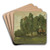 Farmstead by George Hendrik Breitner Art Drink Coaster set