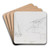 Seilbt; rampe by Hans Gude Art Drink Coaster set