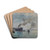 Schiffe im Hafen by Rudolf Ribarz Drink Coasters - set of 4