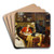 Signing the marriage contract by George Sheridan Knowles Art Drink Coaster set