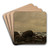 Regnstemning,Jren by Amaldus Nielsen Art Drink Coaster set