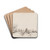 Jan Six' bridge by Rembrandt van Rijn Drink Coasters - set of 4