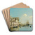The Zattere, Venice by Federico del Campo Art Drink Coaster set
