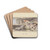 La Nuit by Lon Franois Comerre Drink Coasters - set of 4