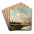 View of The Hague from the Delftse Vaart in the Seventeenth Century by Cornelis Springer Art Drink Coaster set View of The Hague from the Delftse Vaart in the Seventeenth Century by Cornelis Springer Art Drink Coaster set