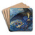 Night With Her Train Of Stars by Edward Robert Hughes Art Drink Coaster set
