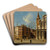 Campo Santa Maria Zobenigo, Venice by Canaletto Art Drink Coaster set Campo Santa Maria Zobenigo, Venice by Canaletto Art Drink Coaster set