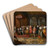 Ballroom Scene at a Court in Brussels by Frans Francken the Younger Art Drink Coaster set