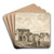 Een landhuis in de omgeving van Madrid by Otto Howen Art Drink Coaster set Een landhuis in de omgeving van Madrid by Otto Howen Art Drink Coaster set