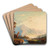 Mountain Stream by Robert Swain Gifford Art Drink Coaster set Mountain Stream by Robert Swain Gifford Art Drink Coaster set
