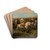 Arabian Horseman by Adolf Schreyer Drink Coasters - set of 4
