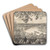 View of the Thames with Figures in Foreground by David Octavius Hill Art Drink Coaster set View of the Thames with Figures in Foreground by David Octavius Hill Art Drink Coaster set