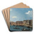 Vue du canal de Santa Chiara,  Venise by Canaletto Art Drink Coaster set Vue du canal de Santa Chiara,  Venise by Canaletto Art Drink Coaster set